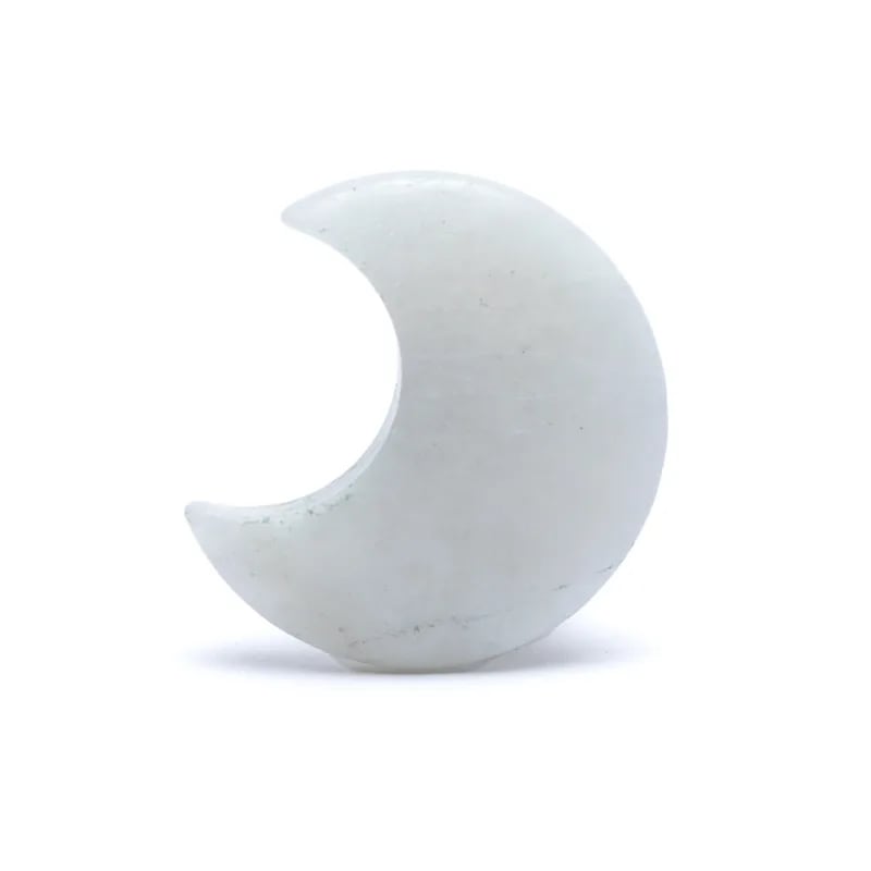 Moonshaped Worry Stone Moonstone (månsten) - 2