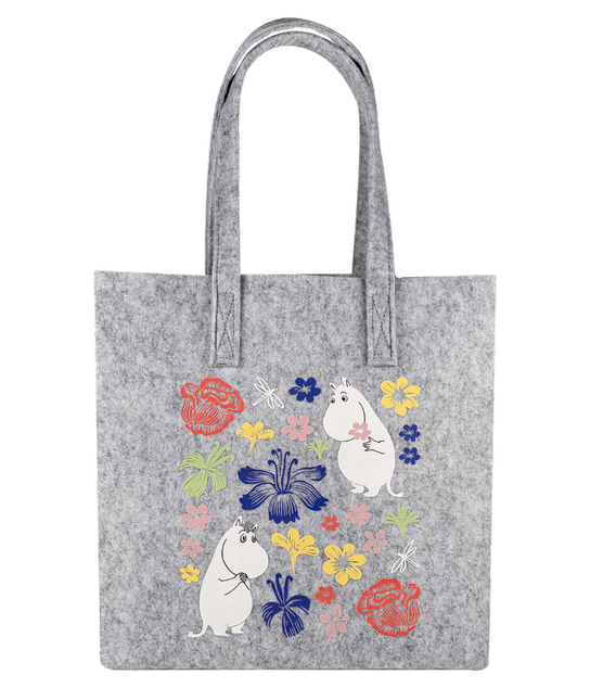 Moomin Tote Bag 40x40 cm - Flowers