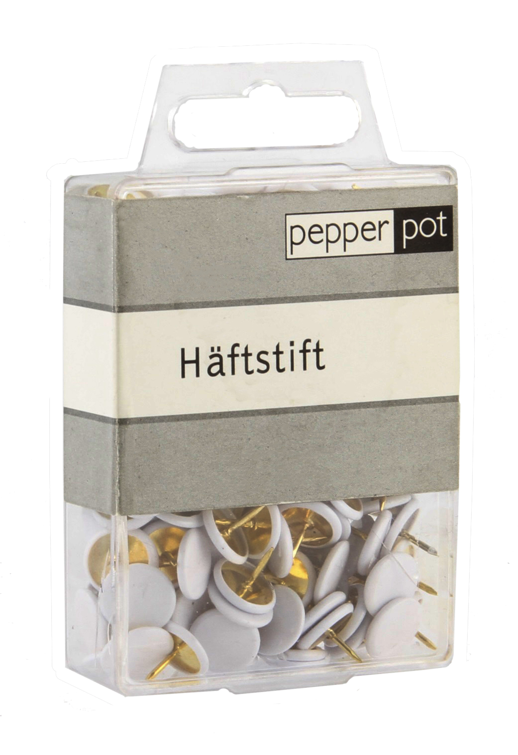 Häftstift vita 100st/frp