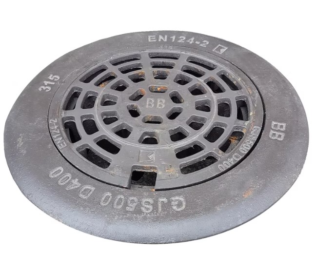315 Variabel/flytande gallerlock m/lås och PE-packning (40ton rund GALLER)