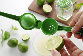 Citruspress Grön för Limefrukt