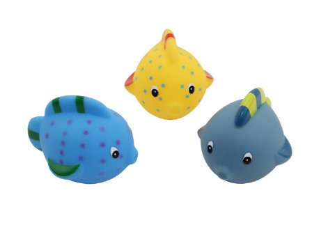 Badleksak Fiskar 3-pack