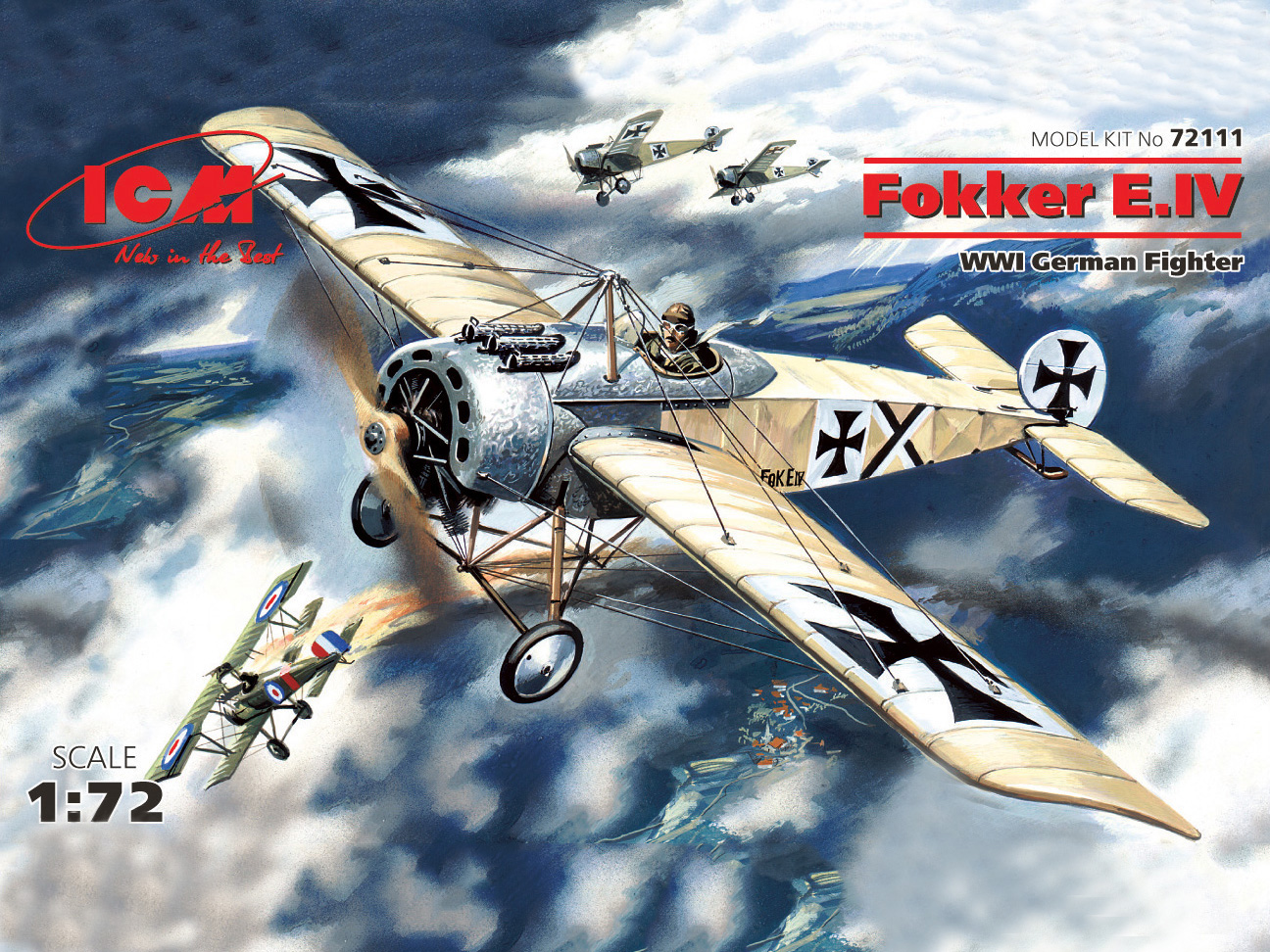 1/72 Fokker E.IV, Oblt. Max Immelman, June 1916.