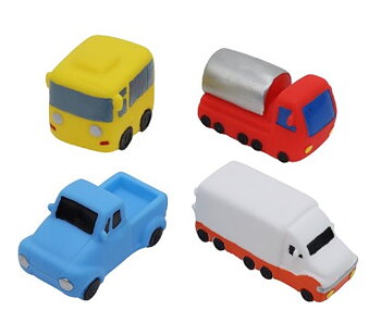 Badleksak Fordon 4-pack