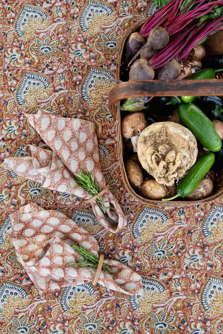 Chamois Linneduk Oriental Mustard - 3