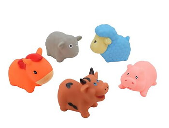 Badleksak Bondgårdsdjur 5-pack