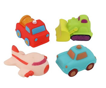 Badleksak Trafik 4-pack