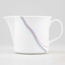Bertil Vallien (Rainbow 1980s) Modern Creamer with Colorful Threads Decor 11 cm