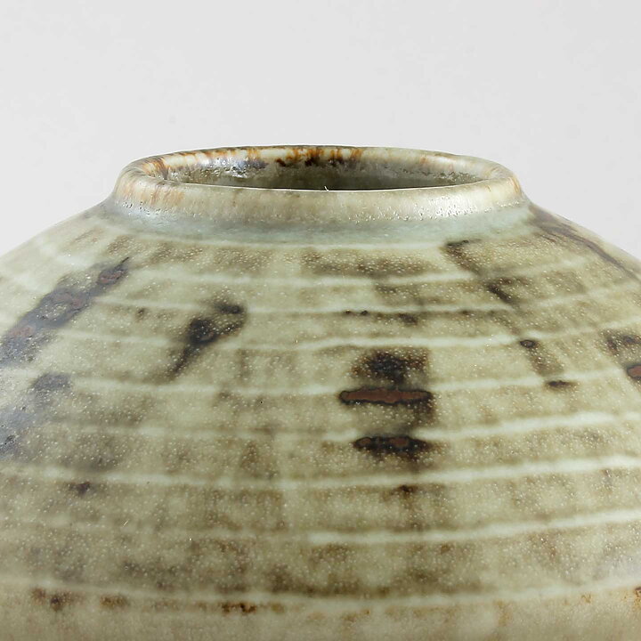 カールハリー・スタルハーネ　円盤を思わせるベース Vase  (15cm)  1960年代
