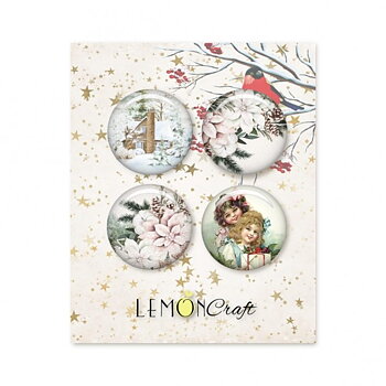 Lemon Craft Cozy Christmas - Buttons/Badges