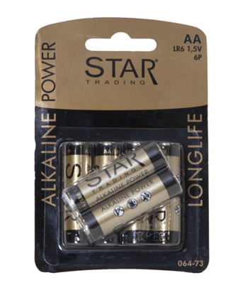 6 st AA - batteri