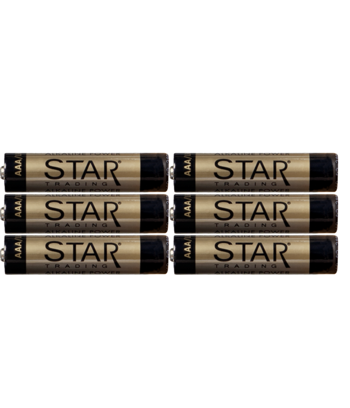 6 st AAA - batteri