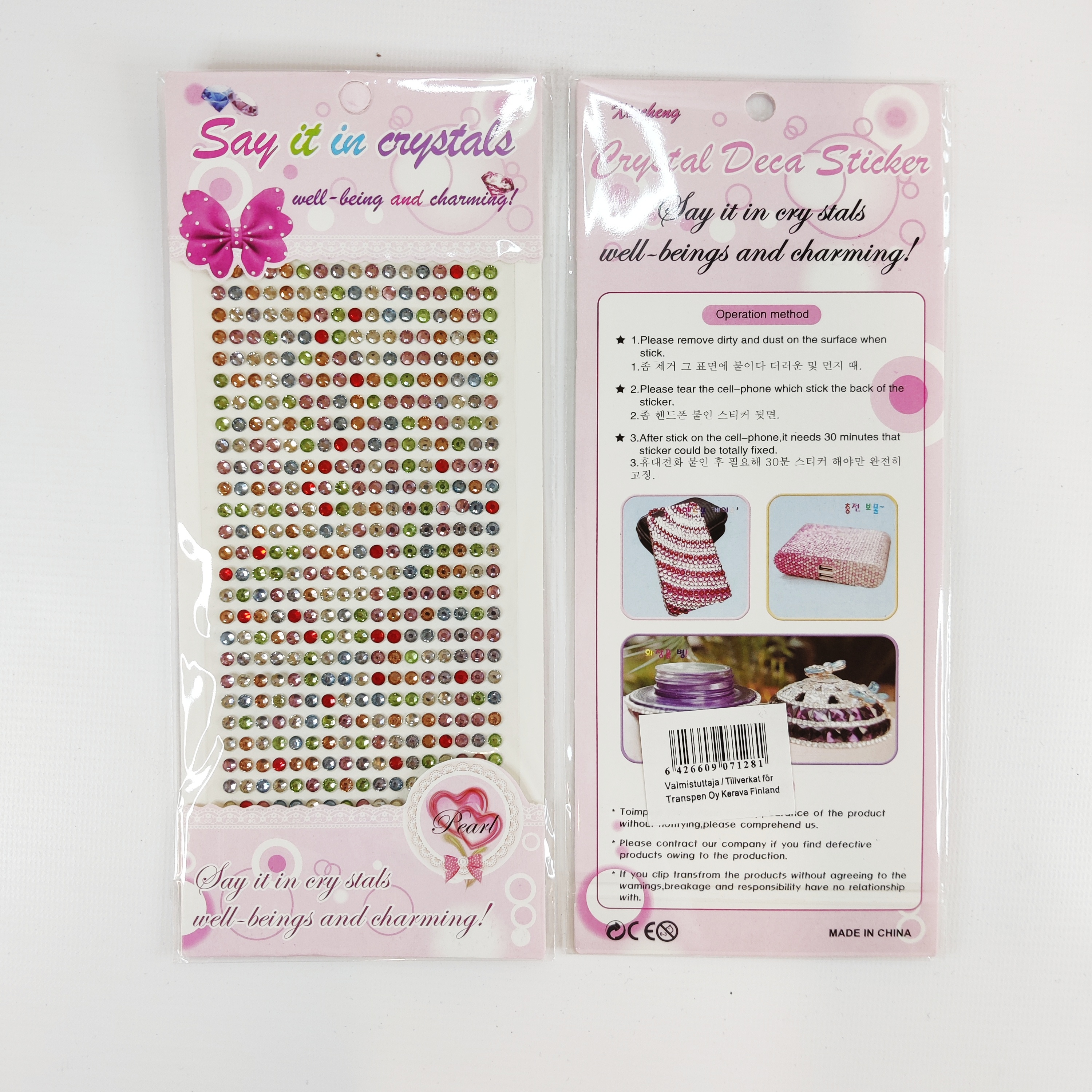 Crystal deca Stickers over 400pcs