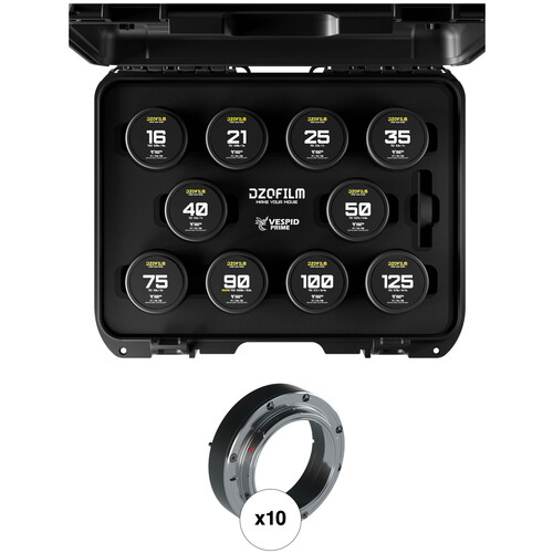 DZOFilm Vespid Cine Prime 10-Lins Kit PL / EF Mount - 4