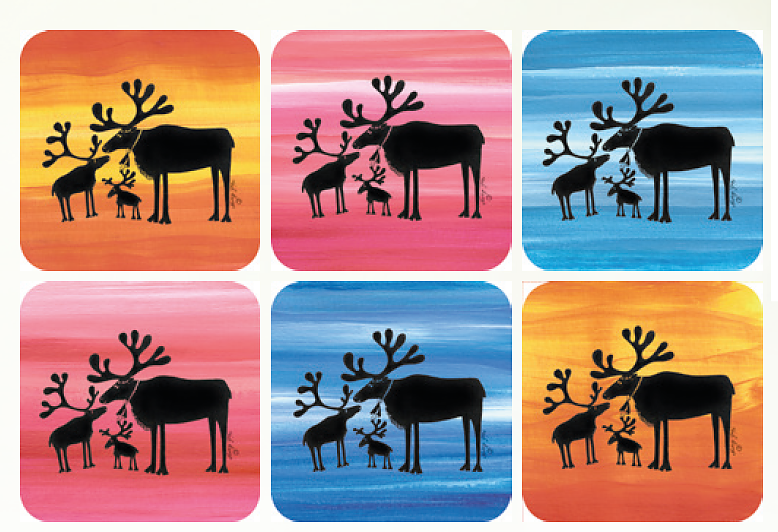 Glasunderlägg 6-pack