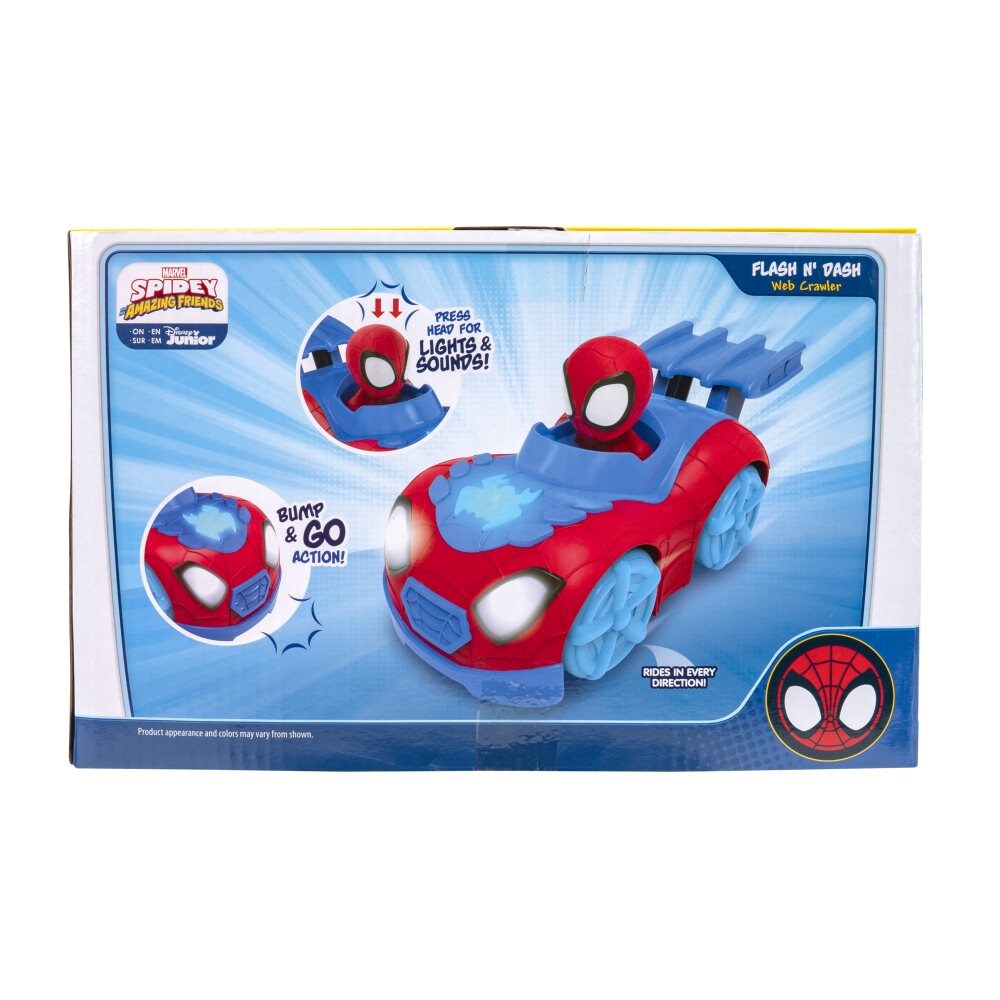 Spidey Flash N Dash Web Crawler Feature Vehicle - 3