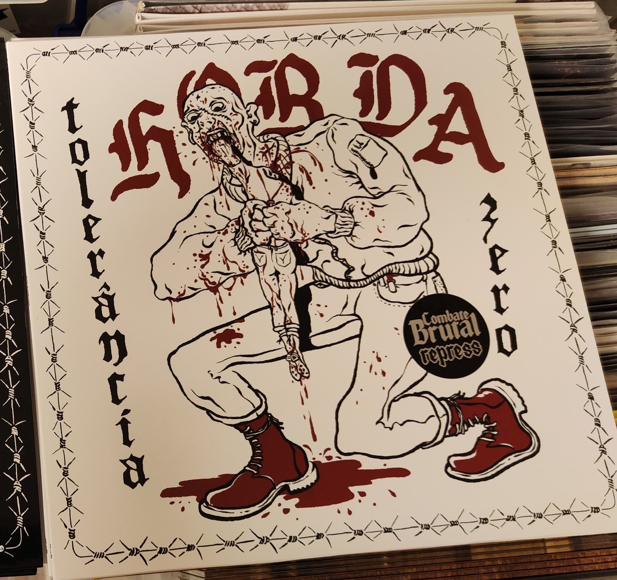 Horda – Tolerância Zero - LP (Vitt omslag)