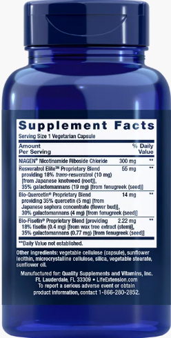 Life Extension NAD+ Cell Regenerator & Resveratrol Elite - 2