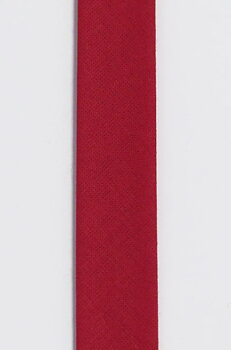 Snedslåband - röd bomull, 20 mm (skråband)