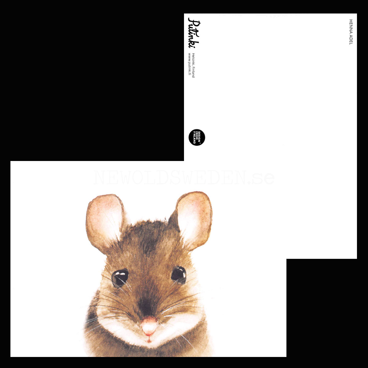 Mouse - Henna Adel Postcard No: 8 - 340 - 2