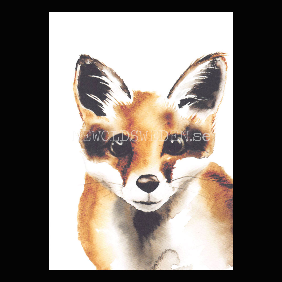 Fox - Henna Adel Postcard No: 1 - 340