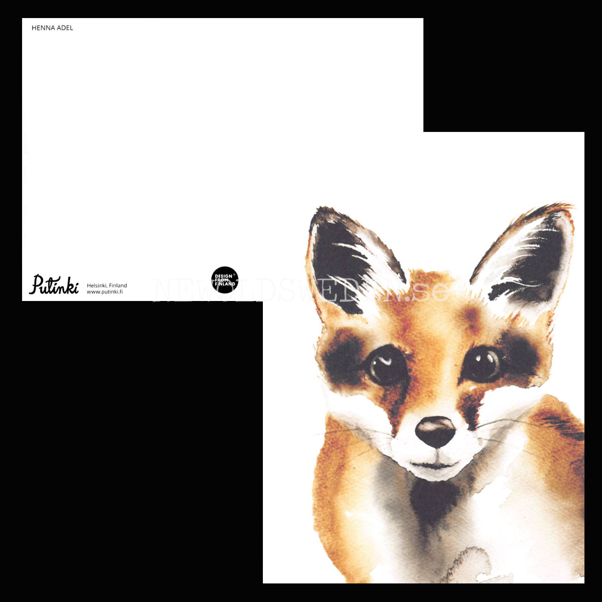 Fox - Henna Adel Postcard No: 1 - 340 - 2