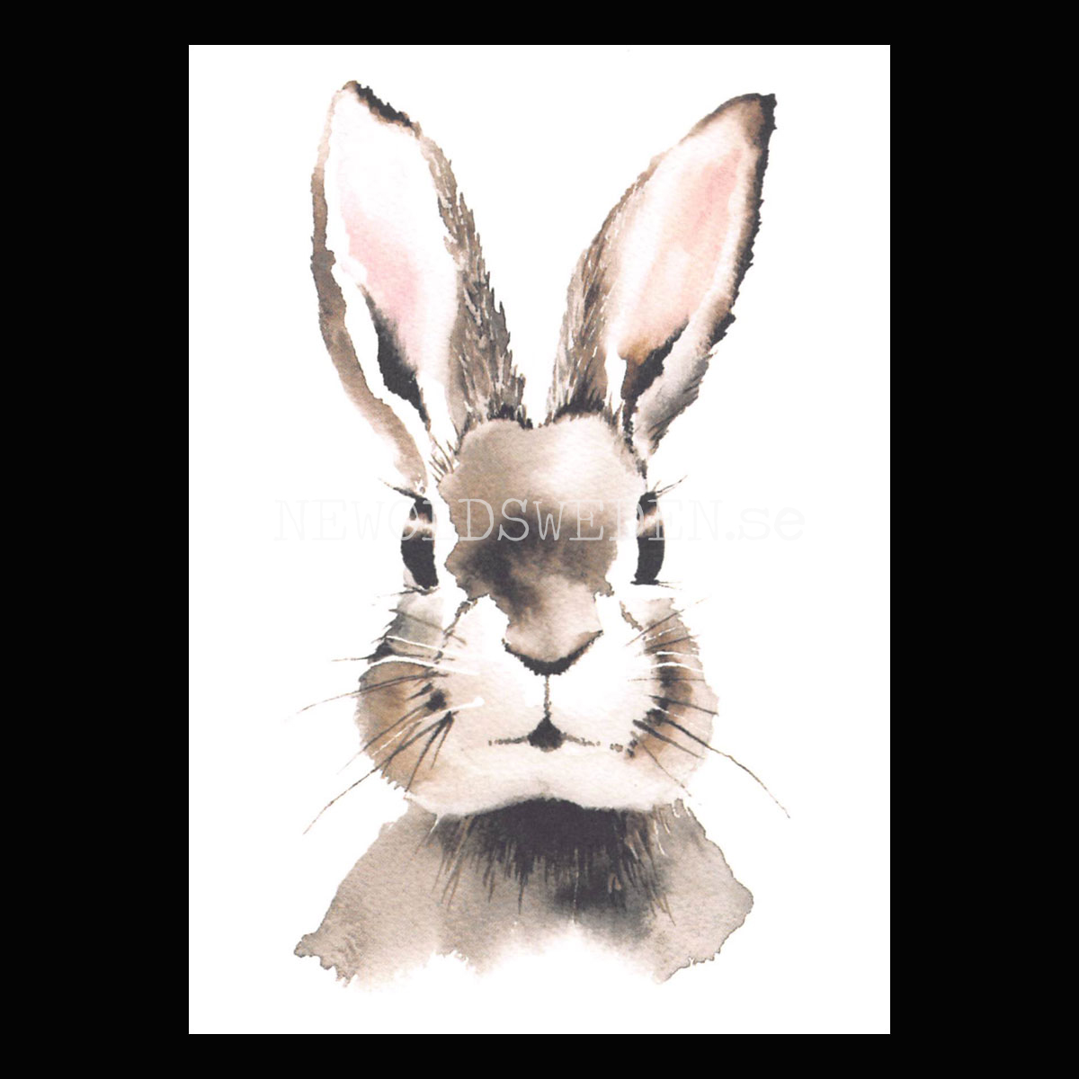 Rabbit - Henna Adel Postcard No: 2 - 340