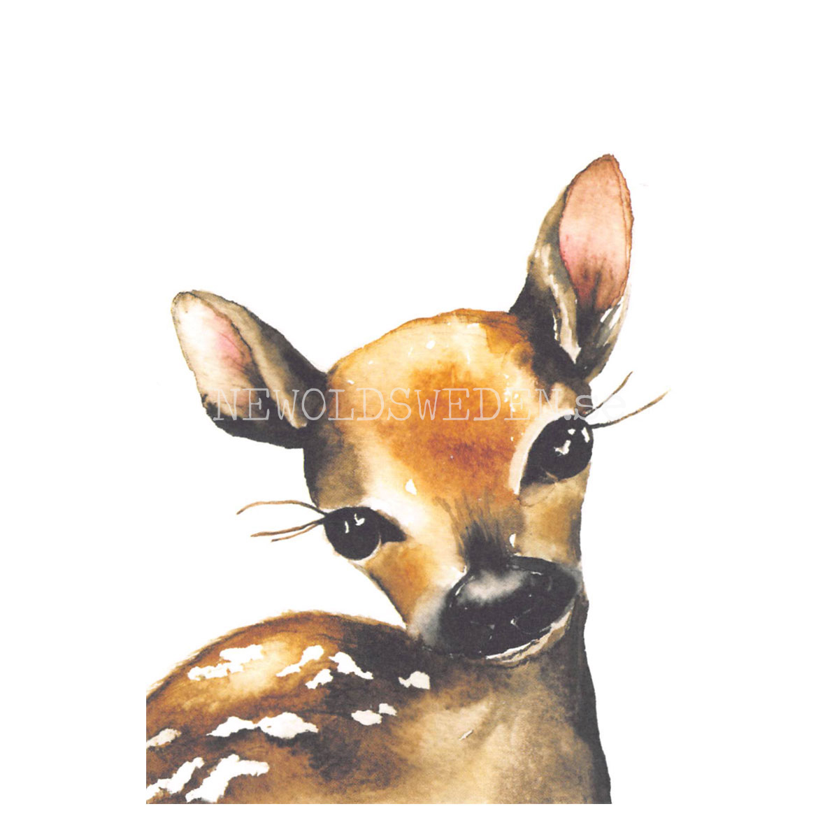 Deer - Henna Adel Postcard No: 4 - 340 - 3
