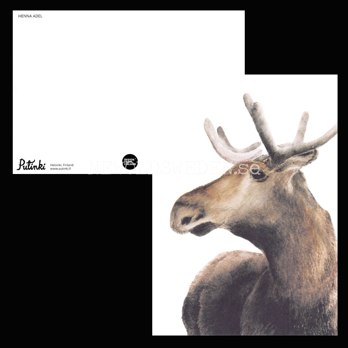 Moose - Henna Adel Postcard No: 10 - 340 - 2