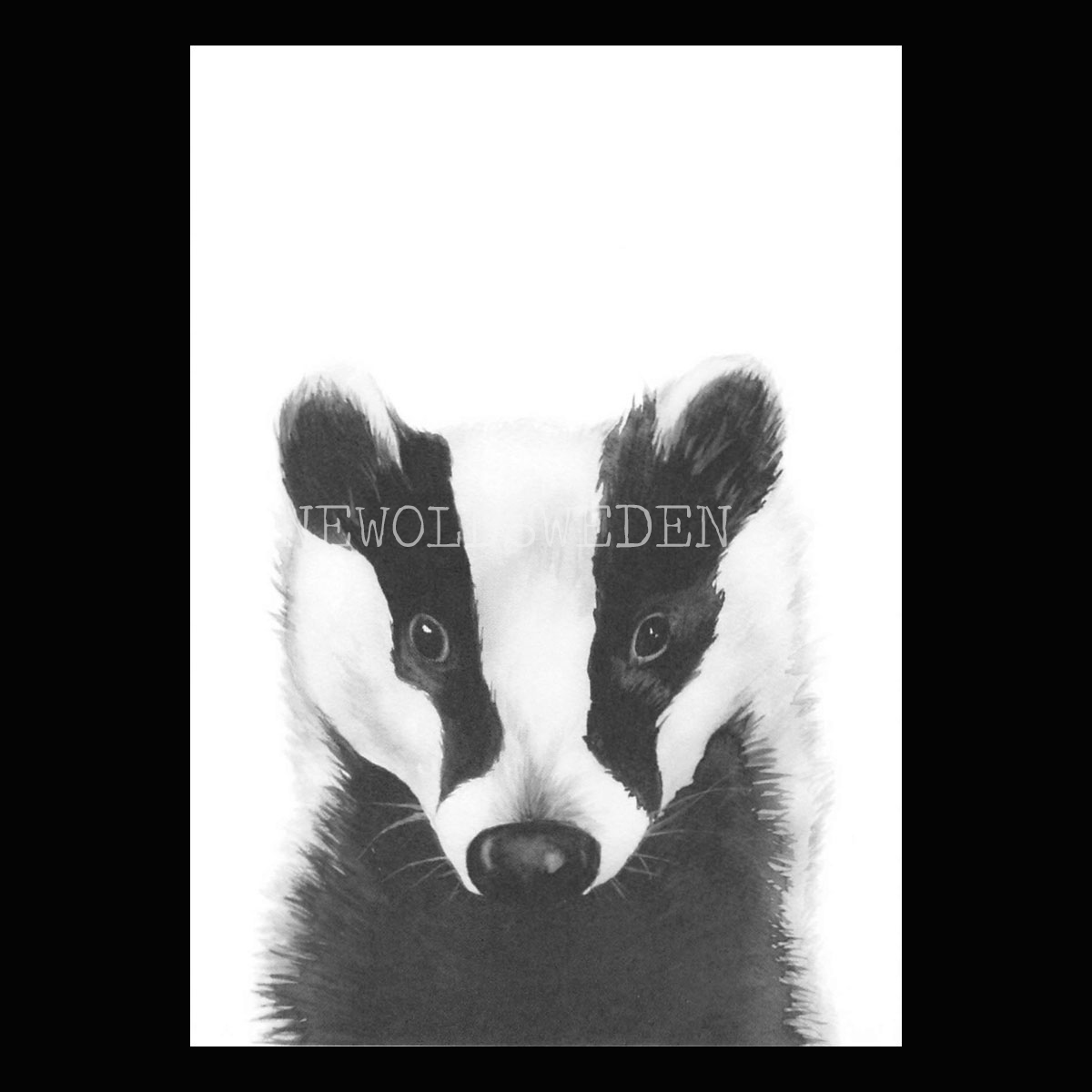 Badger - Henna Adel Postcard No: 11 - 340