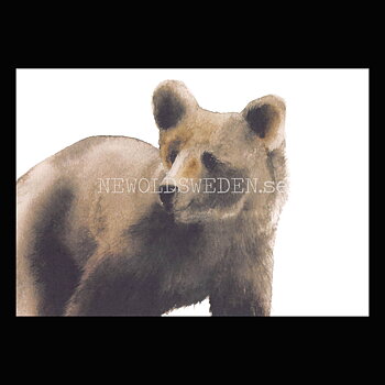 Bear - Henna Adel Postcard No: 12 - 340