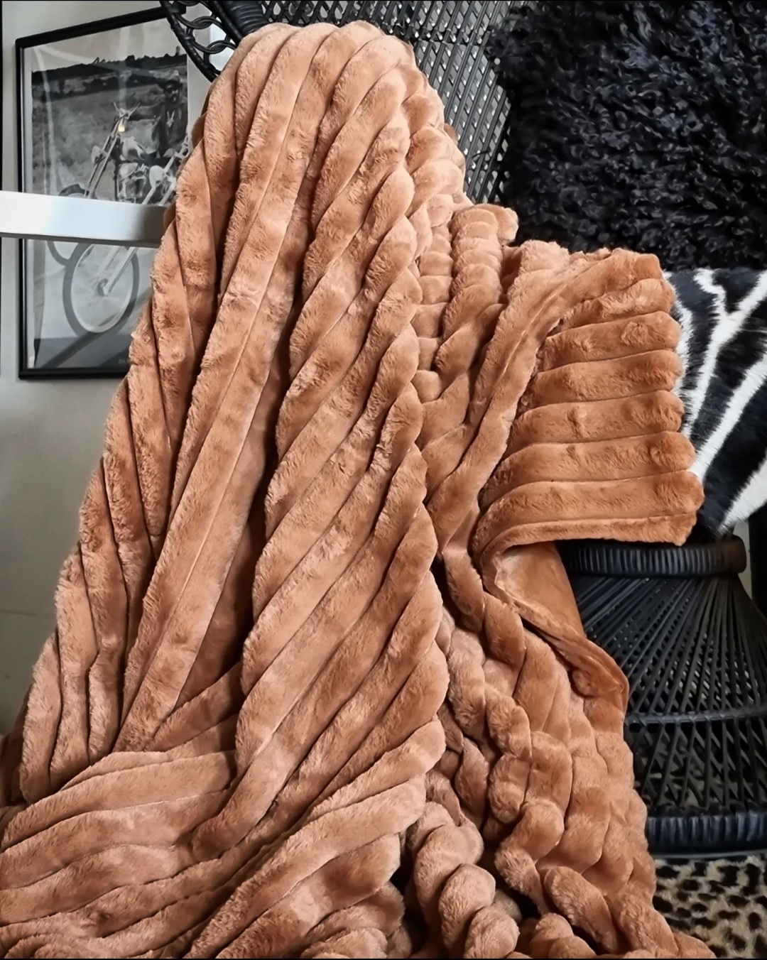 Pläd - Caramel Stripes  - 2