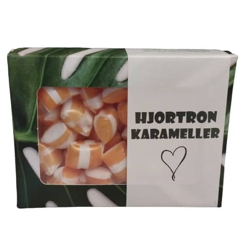 Hjortron karameller, present i ask - 2
