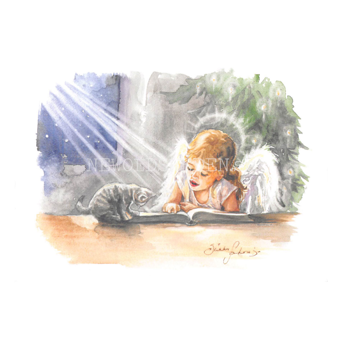 Christmas postcard -Sirkku Saukonoja No: 4 - 340 - 3