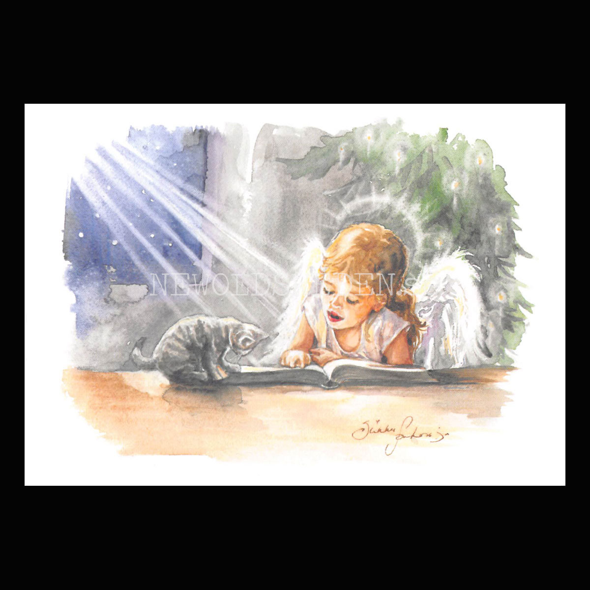 Christmas postcard -Sirkku Saukonoja No: 4 - 340