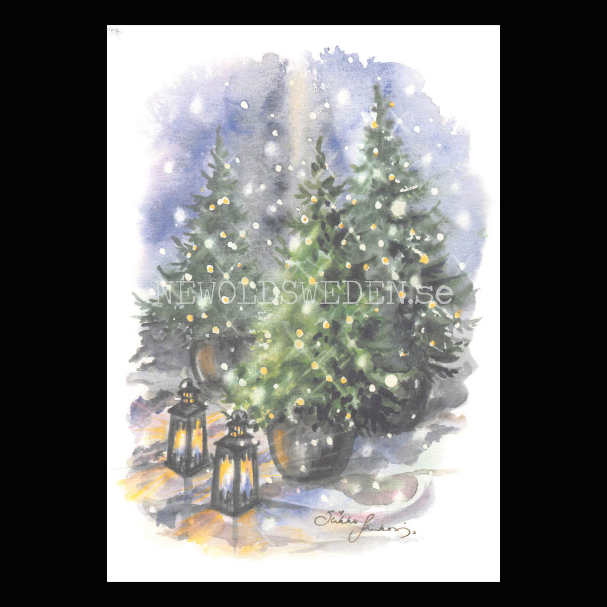 Christmas postcard -Sirkku Saukonoja No: 6 - 340