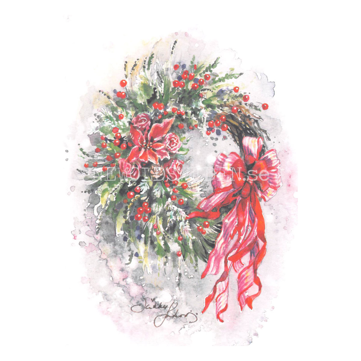 Christmas postcard -Sirkku Saukonoja No: 7 - 340 - 3