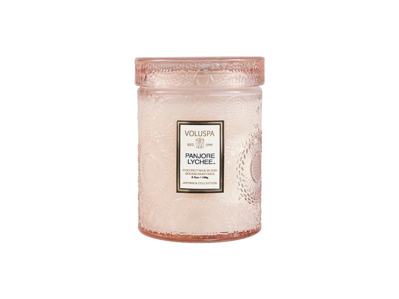 Panjore Lychee Mini Glass Jar - Japonica 
