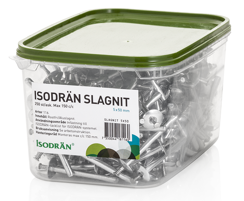 ISODRÄN slagnit 5X30mm, 250st/förp.
