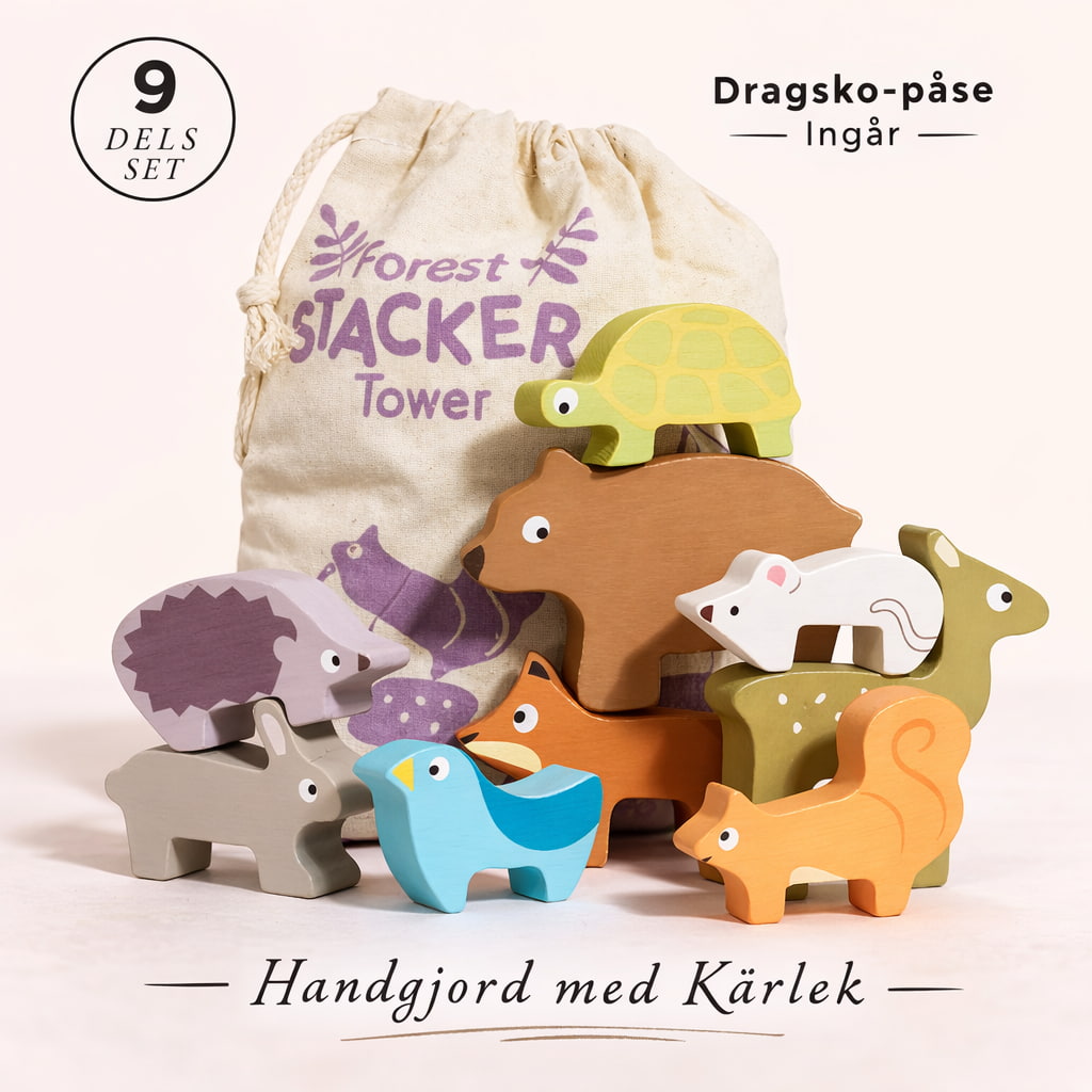 Nordiske skovdyr – skovens dyr i certificeret træ fra Le Toy Van - 2