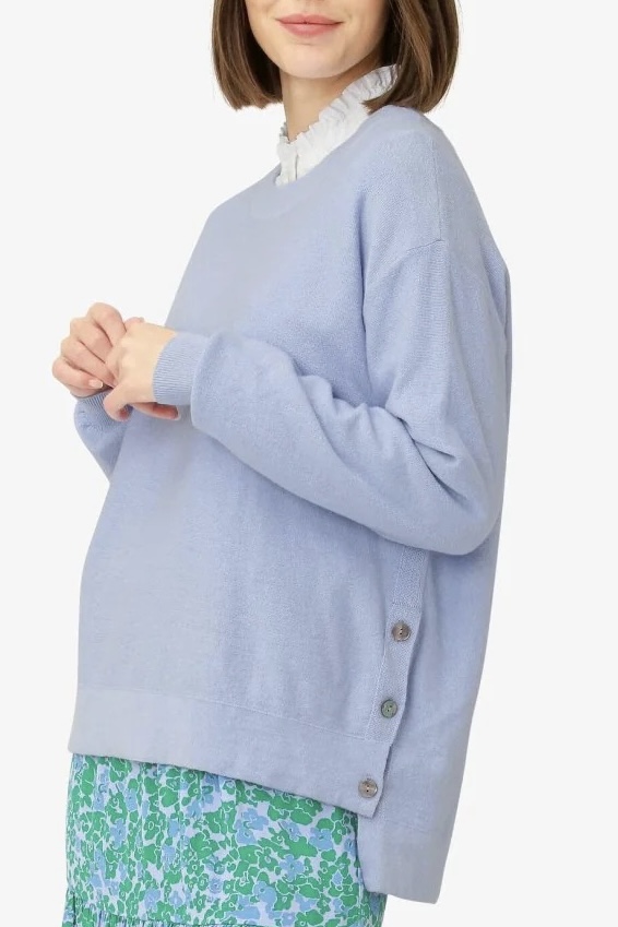 Noa Noa - Estelle Pullover Kashmire Mix Light Blue