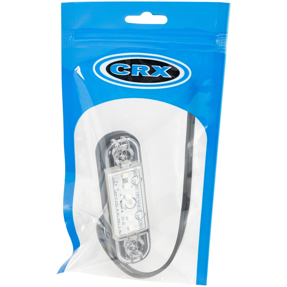 Positionsljus led slim vit 12-24v - 2