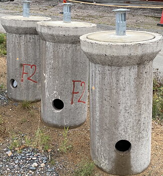 Fördelningsbrunn betong  400X1m 2 utlopp Nettoprisad artikel