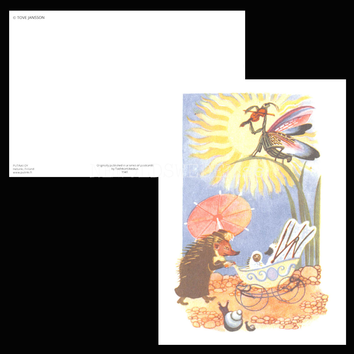 Tove Jansson 1941 Old Postcard No: 1 of 10 - 340 - 2