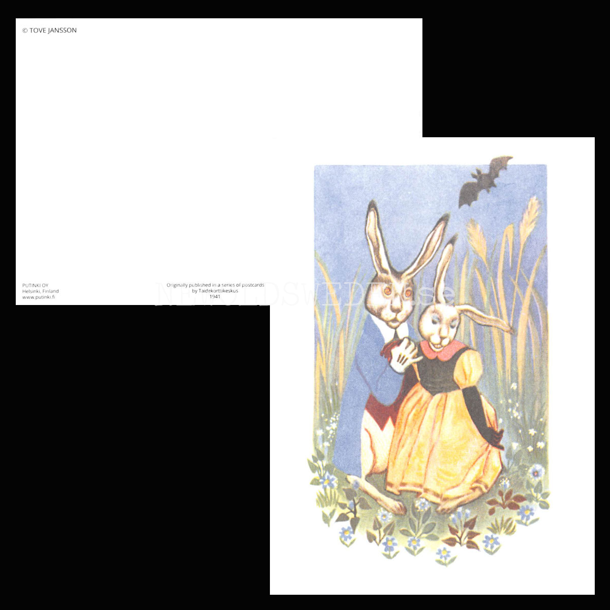 Tove Jansson 1941 Old Postcard No: 3 of 10 - 340 - 2