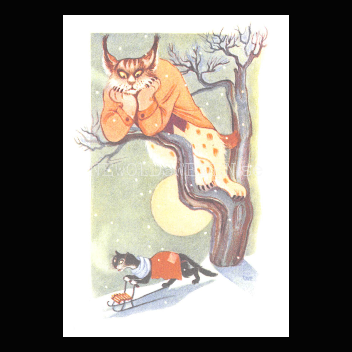 Tove Jansson 1941 Old Postcard No: 4 of 10 - 340