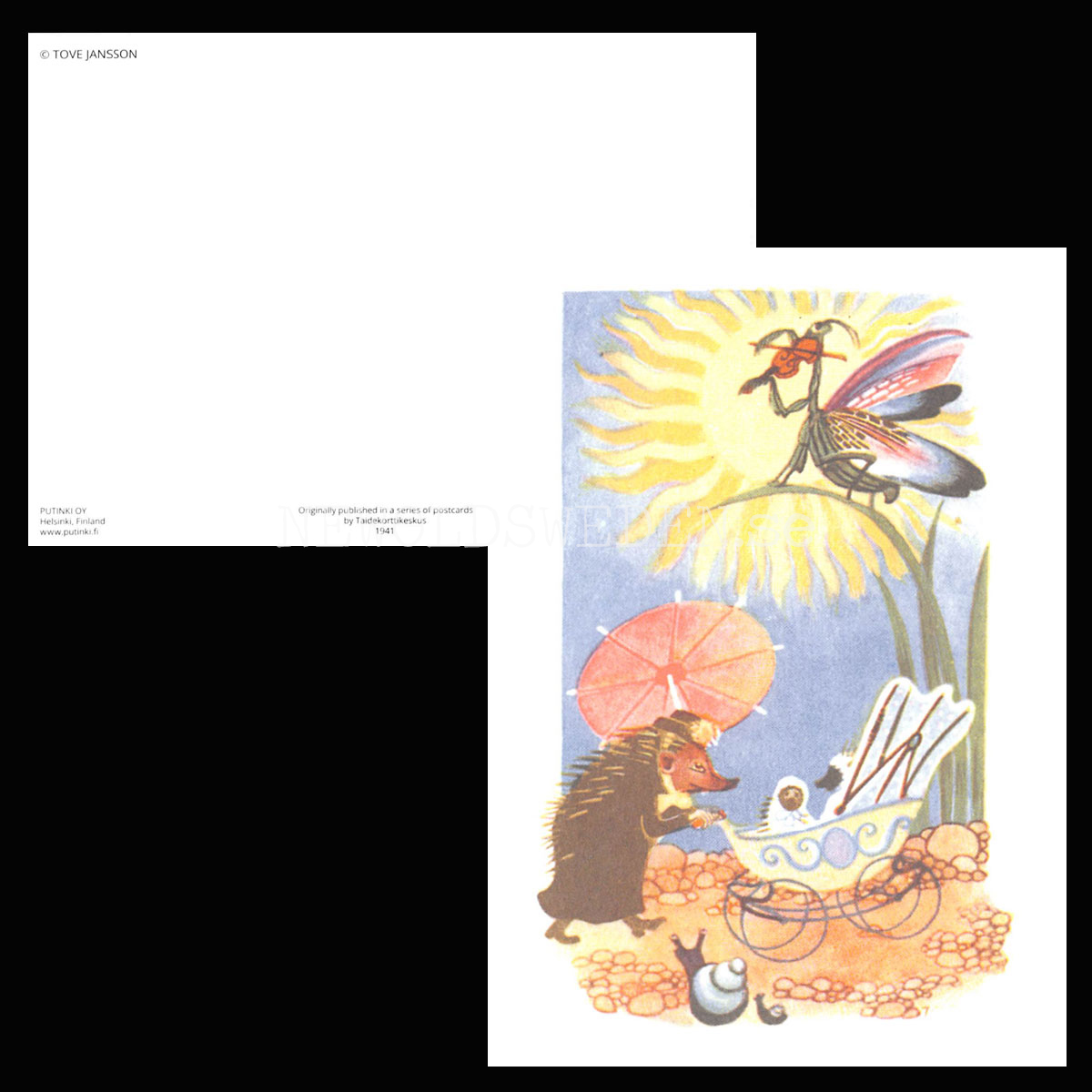 Tove Jansson 1941 Old Postcard No: 4 of 10 - 340 - 2