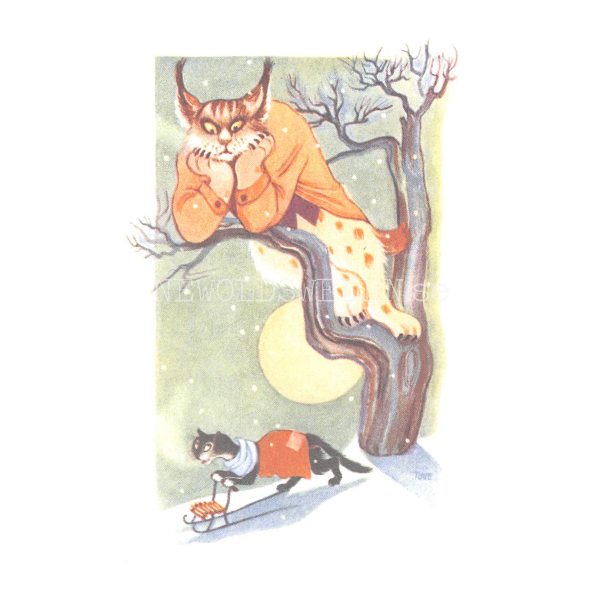 Tove Jansson 1941 Old Postcard No: 4 of 10 - 340 - 3