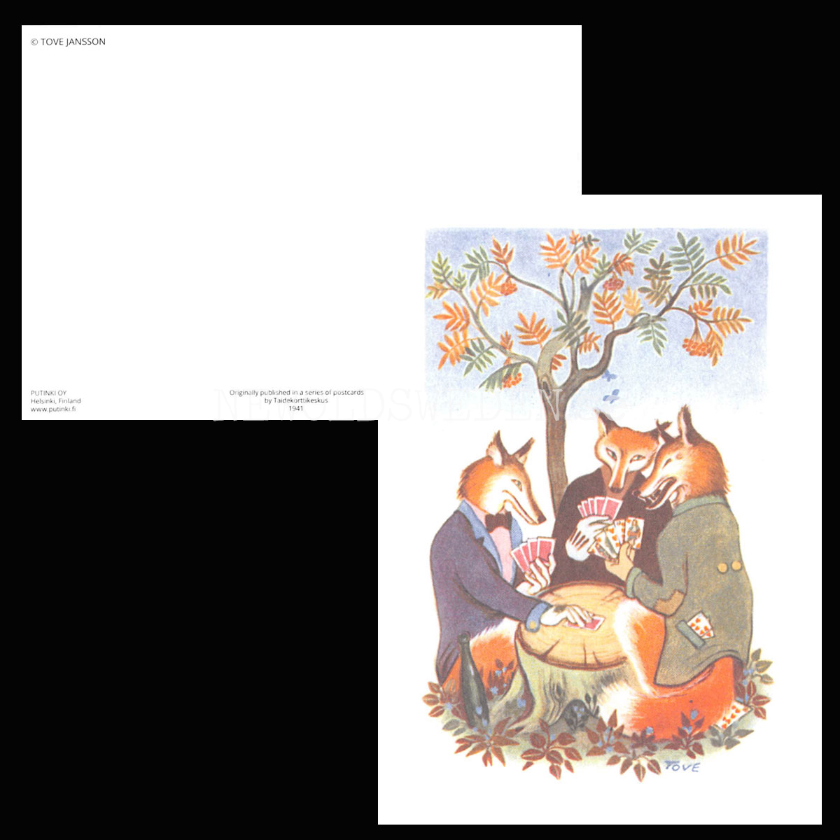 Tove Jansson 1941 Old Postcard No: 5 of 10 - 340 - 2