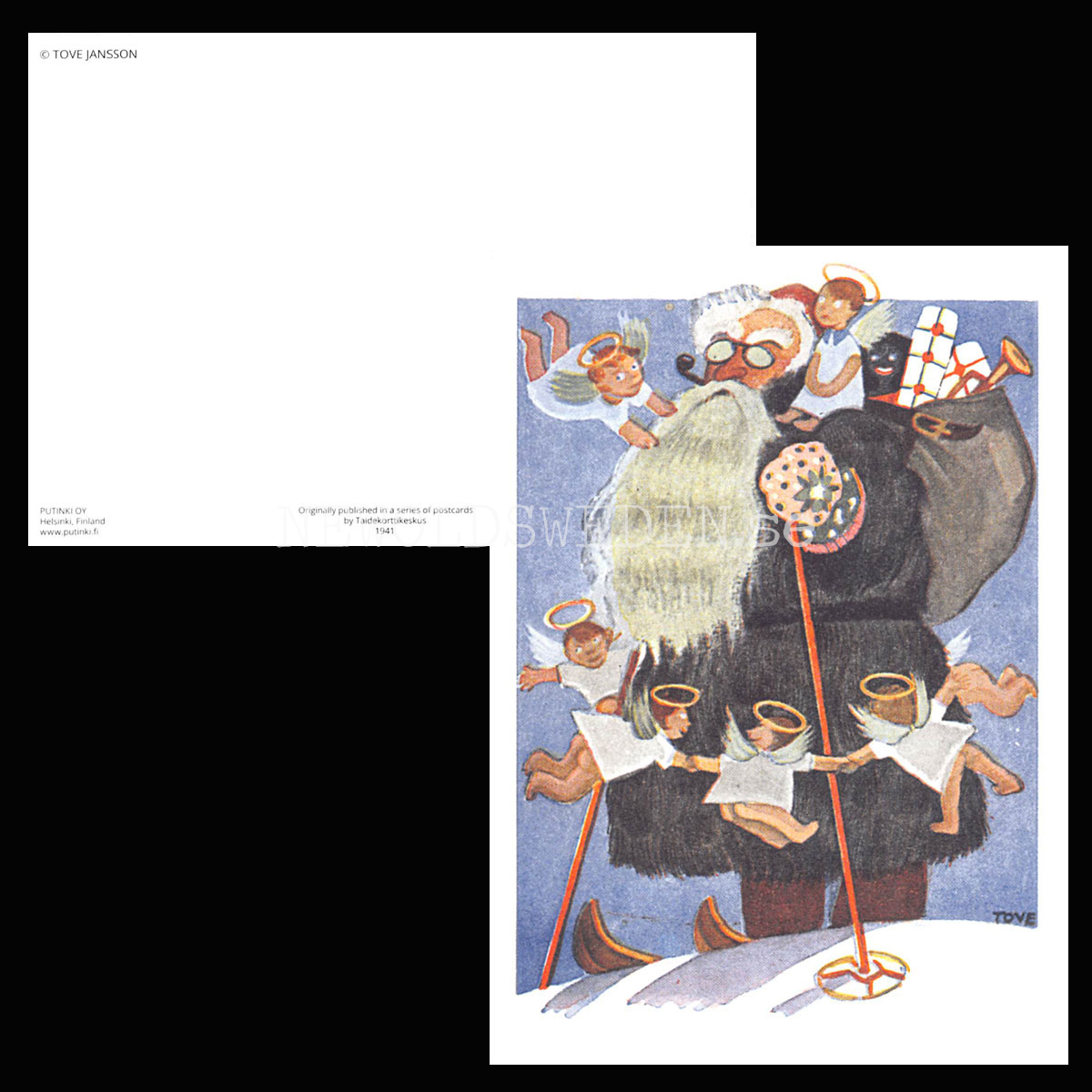 Tove Jansson 1941 Old Postcard No: 6 of 10 - 340 - 2